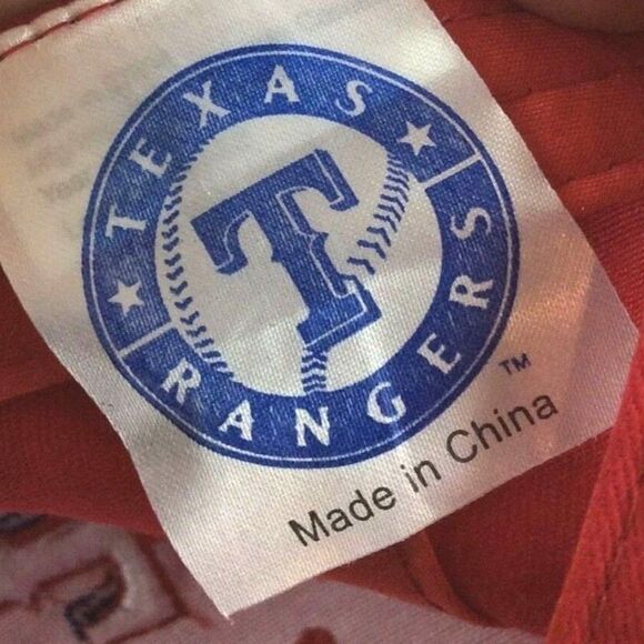 Texas Rangers MLB Embroidered Hat Cap Red Cotton Blend Hook Loop Adjustable - Picture 6 of 6